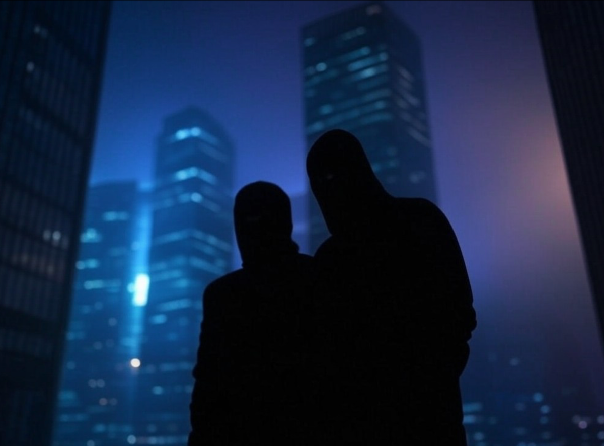 Grok's illustration of the threat posed by "cyber shadows"