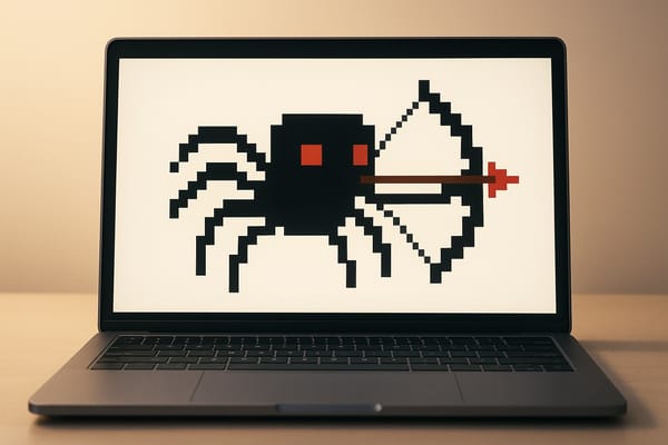 We asked ChatGPT to draw a logo for the new "SpiderHunters" group 